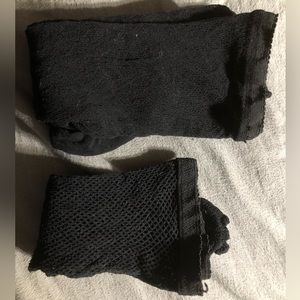 Two pairs of fishnet tights